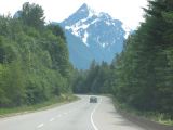 Impressive mountains on route to Vancouver