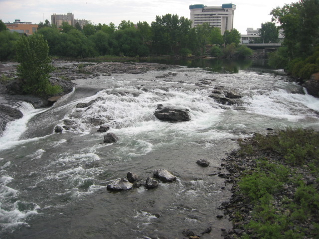 River through Spokane