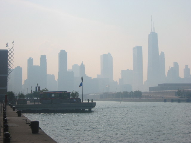 The Hancock Tower from Navy Pier, Chicago